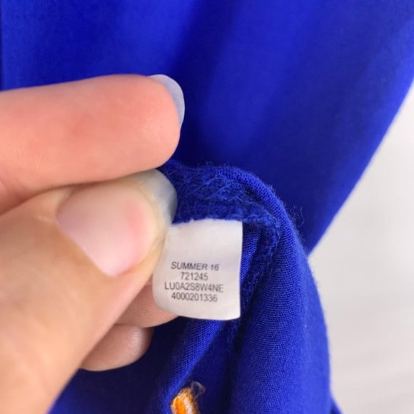 Lucy Runner Blue Sleeveless Muscle Tee Medium - Picture 7 of 11